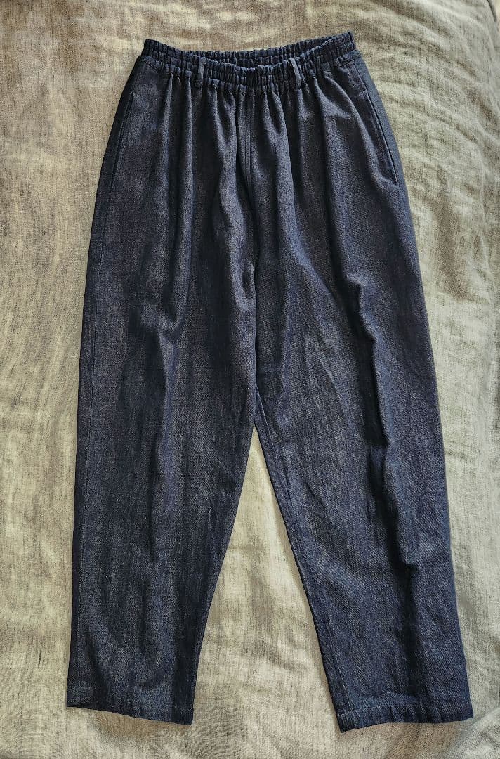 wafu.【リネンデニム】みんな大好き 一番使いやすいシルエットのデニムパンツ