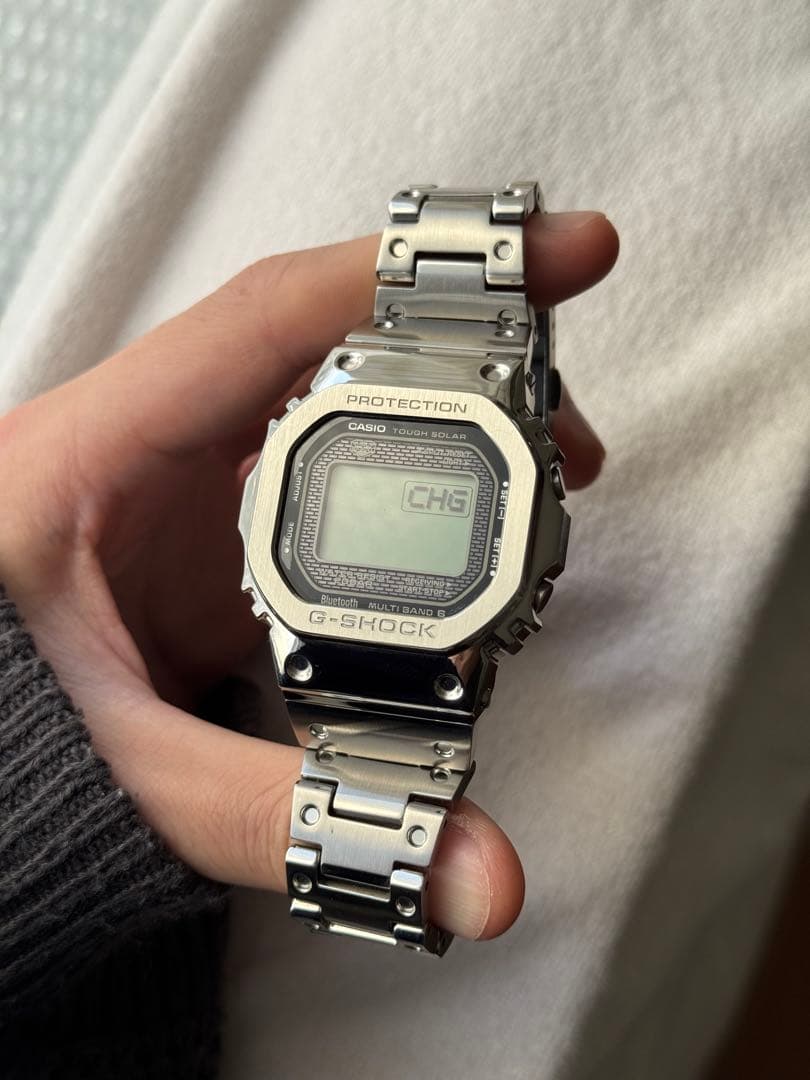 【美品】 【電池交換必須】G-SHOCK GMW-B5000D-1FJ