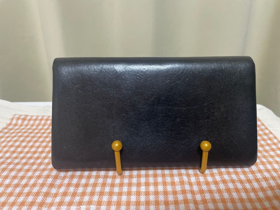 safuji 長財布　革　ブラック