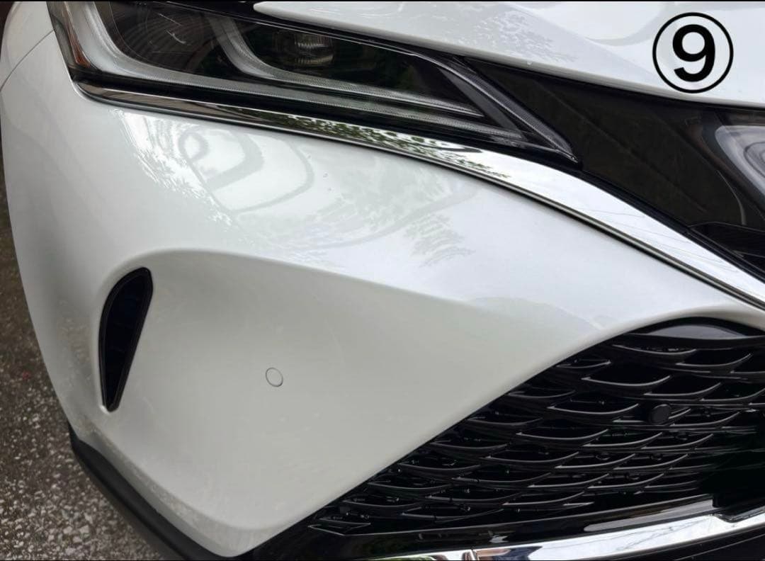 ハリアー80系　PHEV用フロントグリル（カメラ穴拡張済）+ホールカバー　送料込