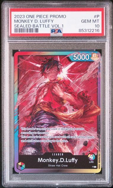 【希少】PSA10 海外版シールドバトル ルフィ