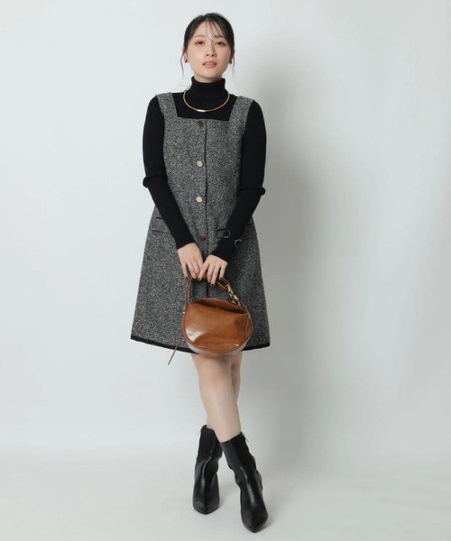 【未使用品タグ付き】アプワイザーリッシェ　スクエアネックミニジャンスカ