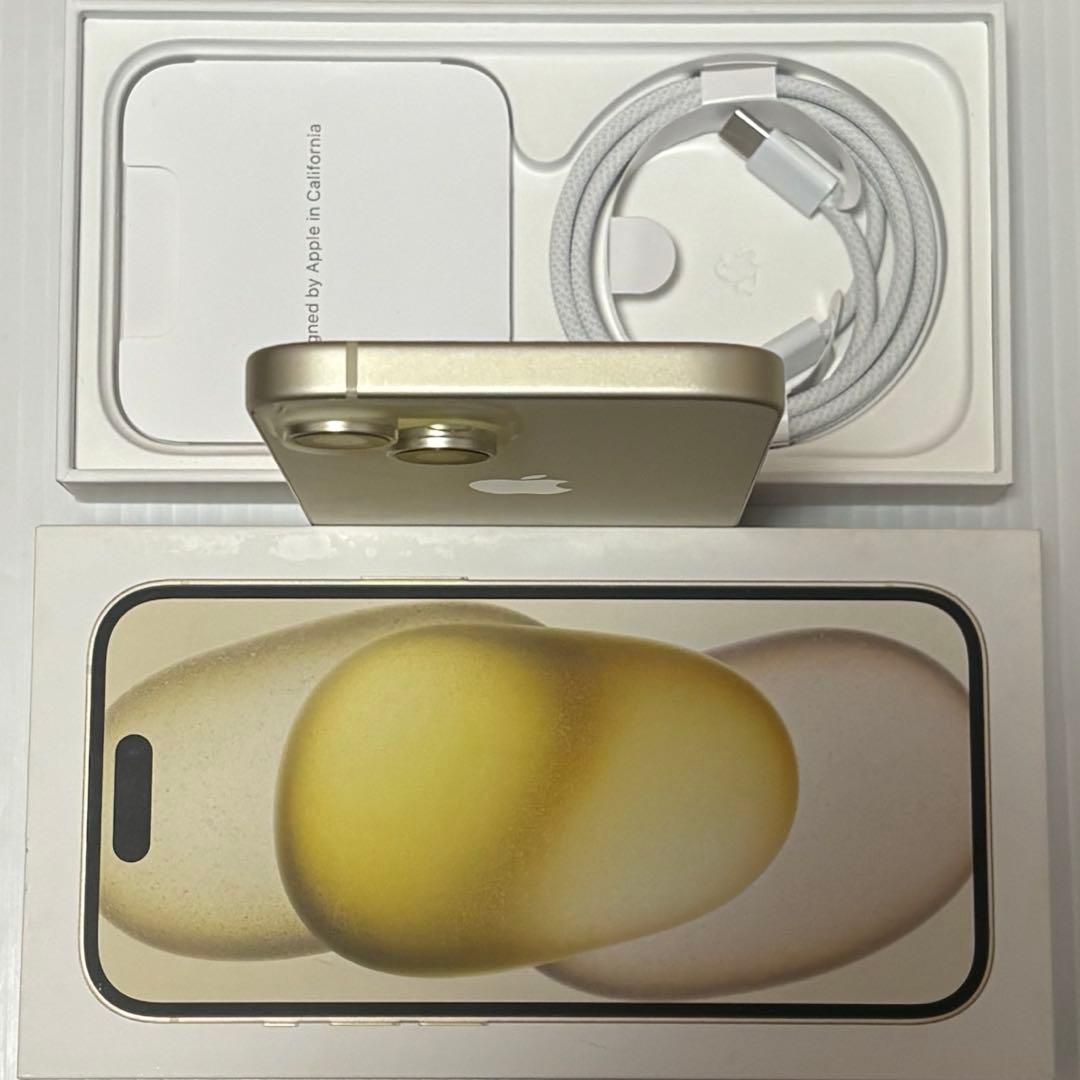 バッテリー最大容量84% iPhone15 128GB SIMフリー 本体