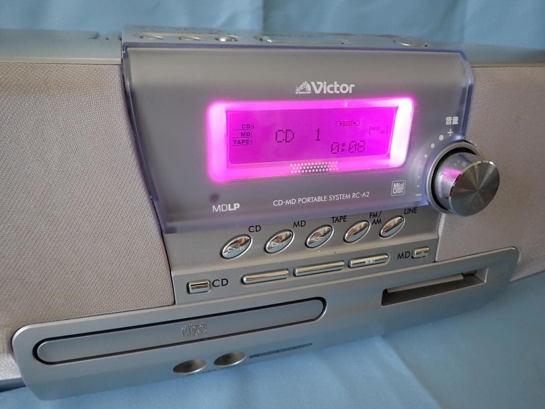 JVC Victor RC-A2 （シルバー）CD・MD・カセットデッキ