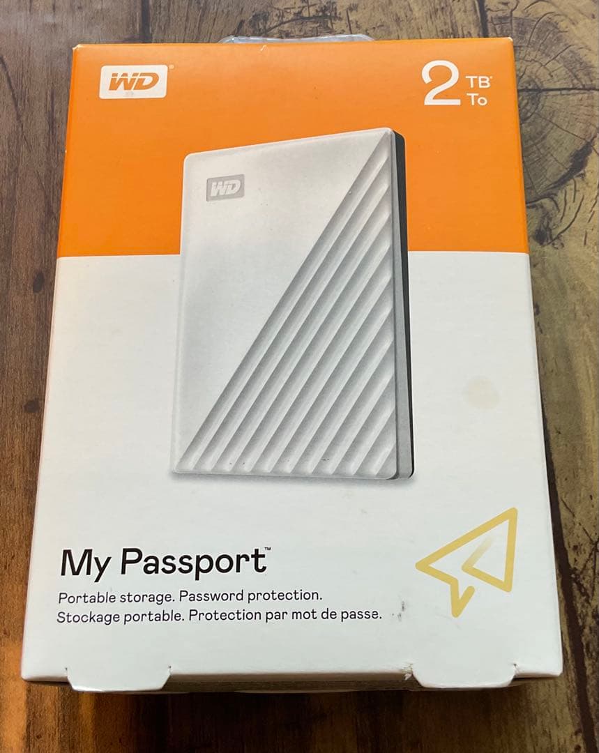 【未開封】WD My Passport 2TB 外付けハードディスク