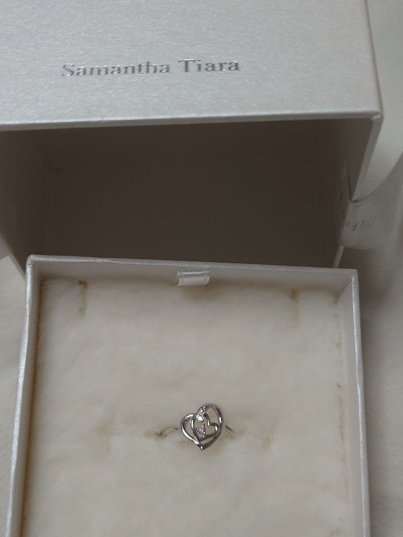 Samantha Tiara ダブルハートリング　9号　Xmas限定