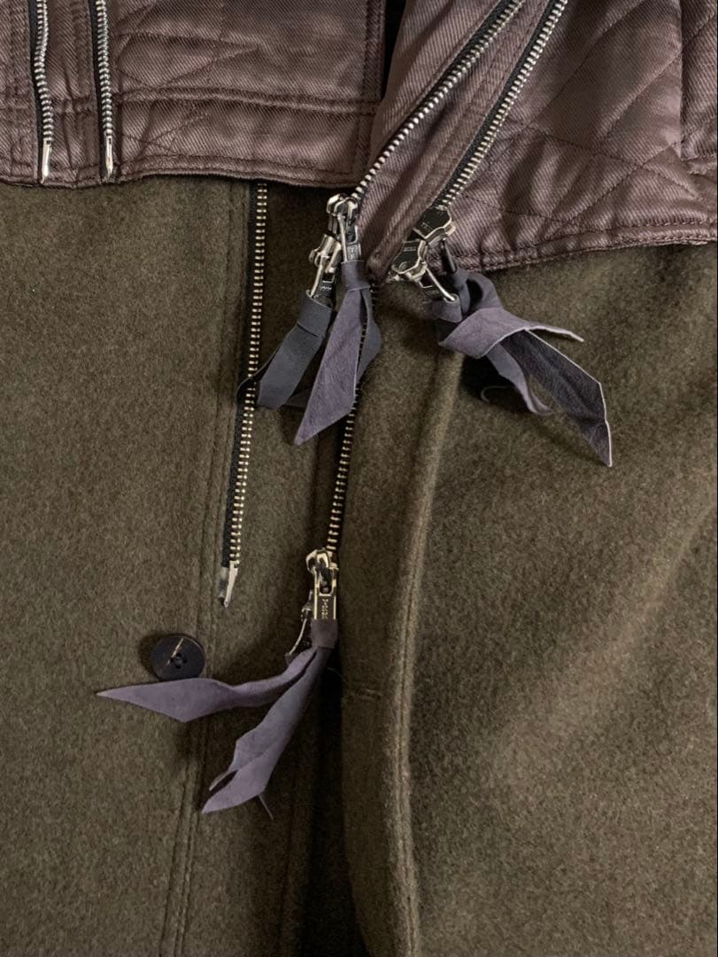 KOHSHIN SATOH ドッキング コート ファー docking coat