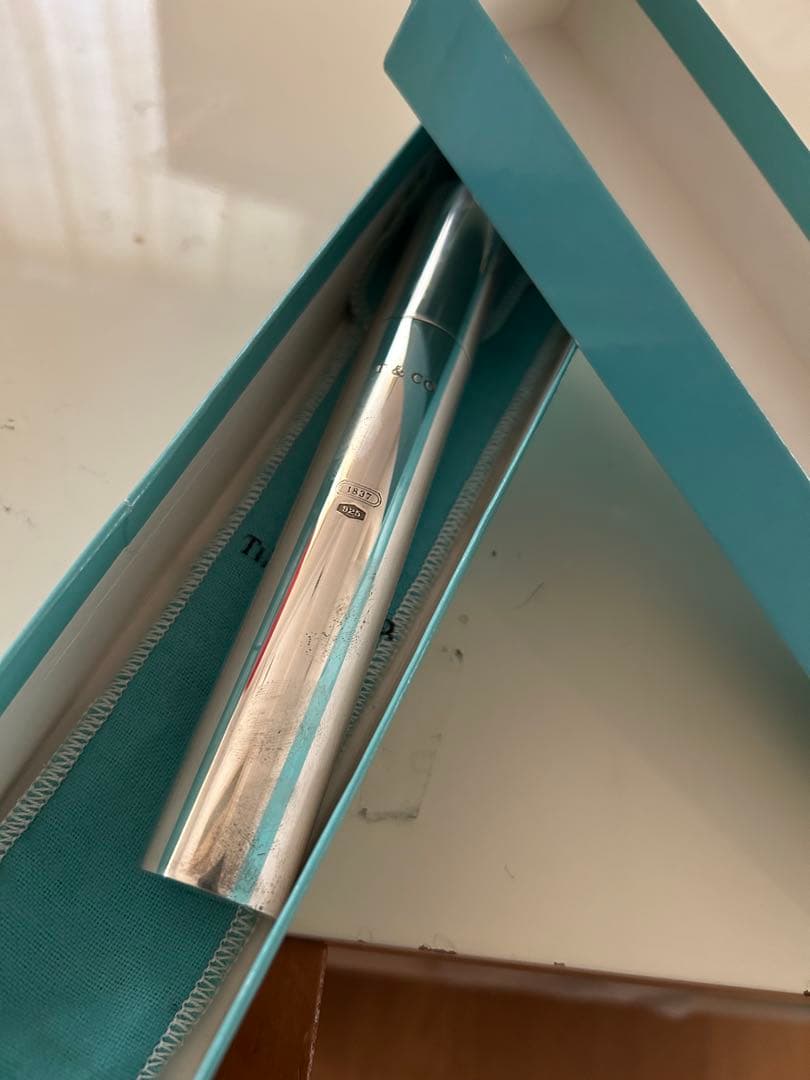 希少TIFFANYティファニー「1837」シガーチューブ(葉巻入れ)