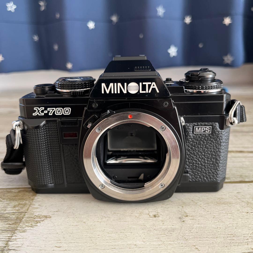 MINOLTA ミノルタX-700 一眼レフ フィルムカメラ レンズ2個セット