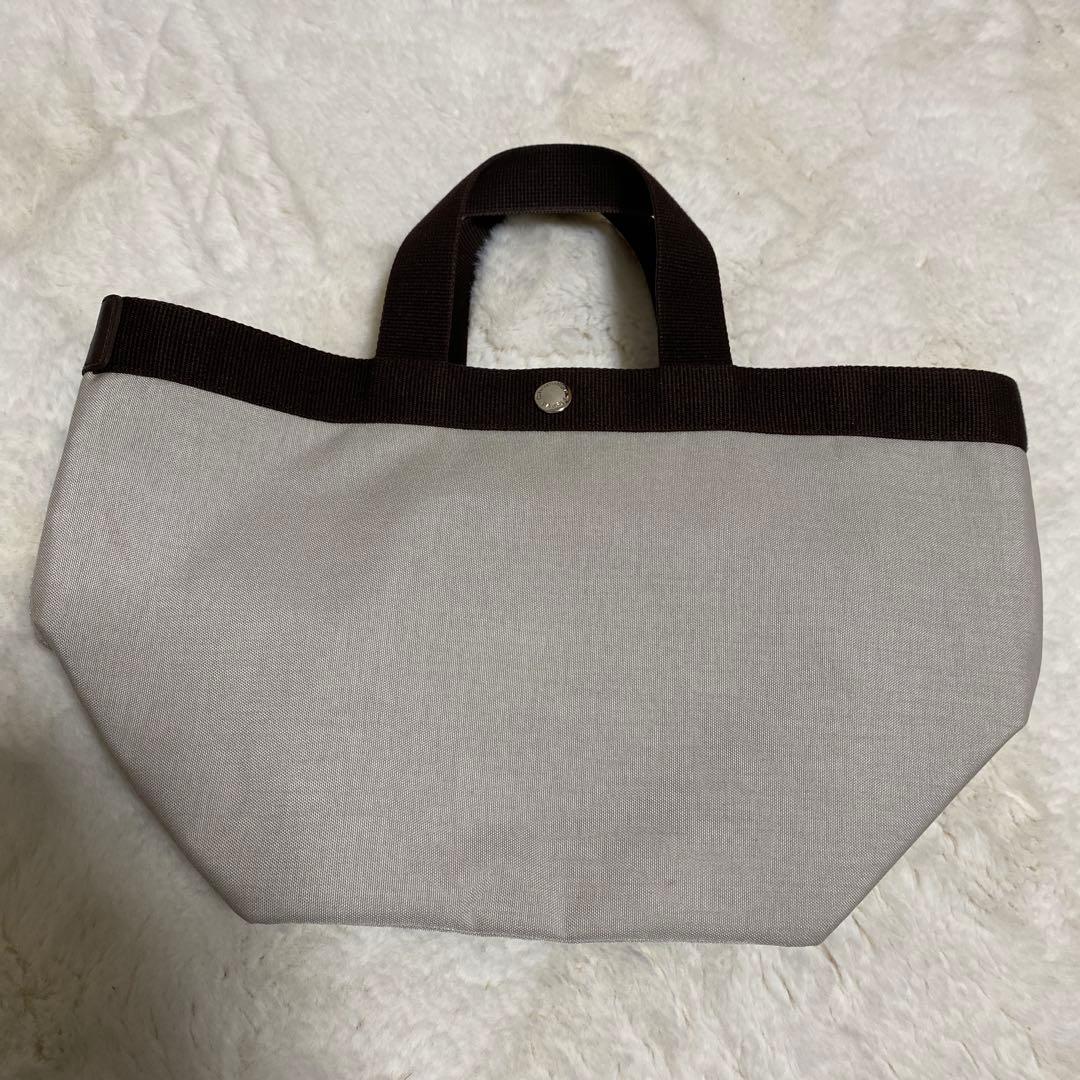 【極美品】エルベシャプリエ　マスティック × モカ　ハンドバッグ　レザー