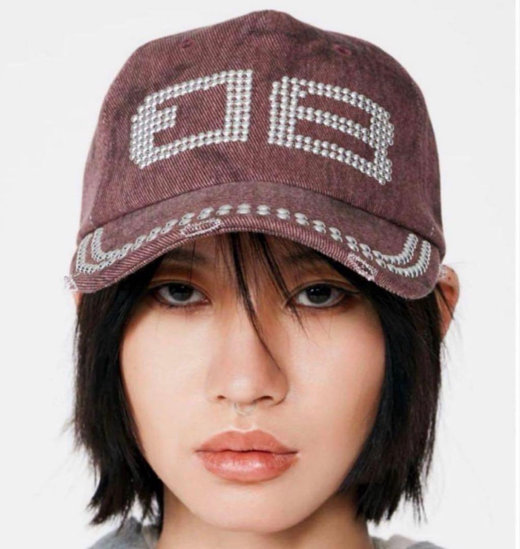 beeden キャップ 赤 ピンク