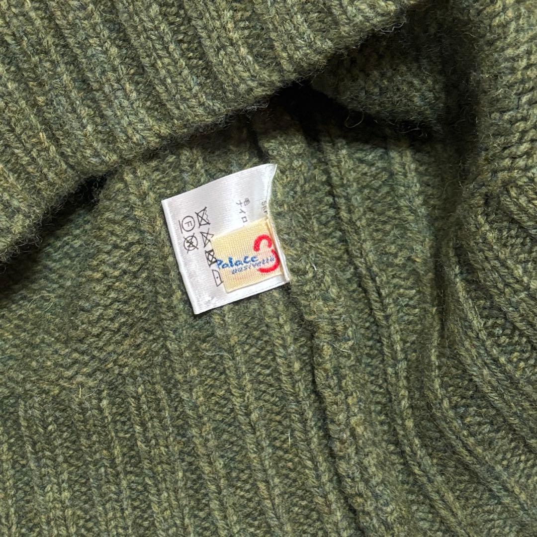 【美品】PALLAS PALACE パラスパレス ニット グリーン F