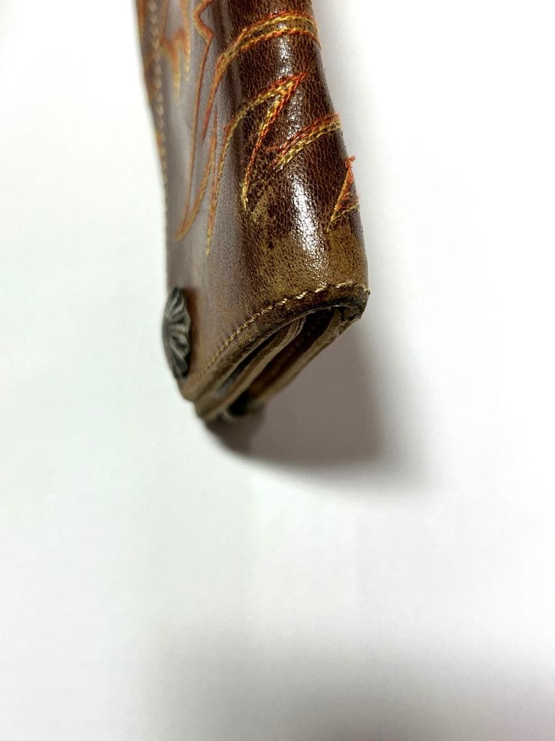 RRL レザーウォレット 革の味極まる ウエスタンステッチ