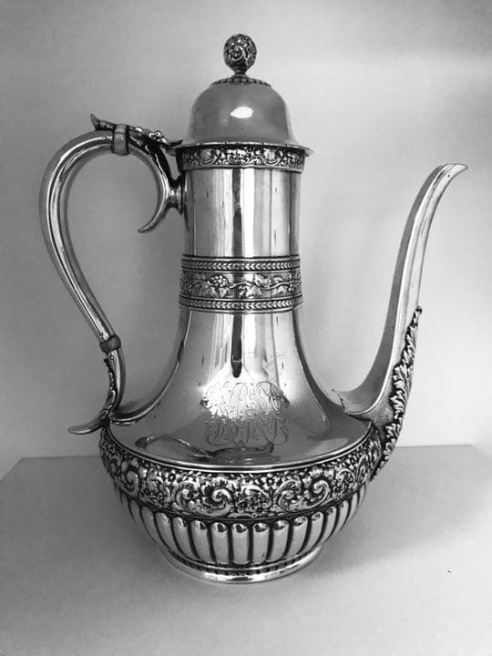 純銀　シルバー　ポット