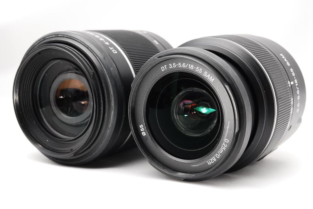 ✨️ SONY α55 ✨️ダブルレンズ✨️ 軽量コンパクト ソニー 一眼レフ