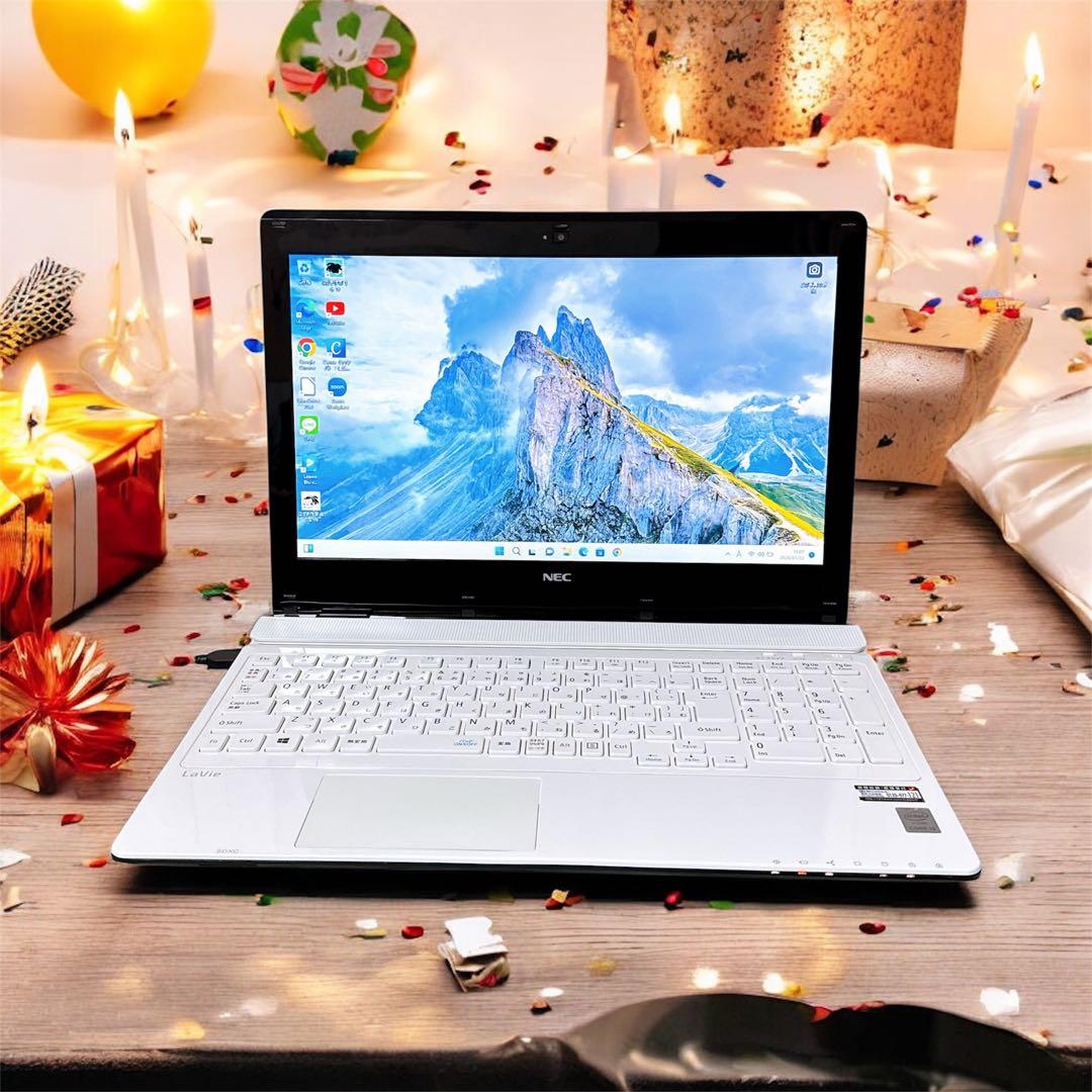 激安大特価‼1台限定✨すぐ使えるノートパソコン✨高性能i3＆大容量✨NEC