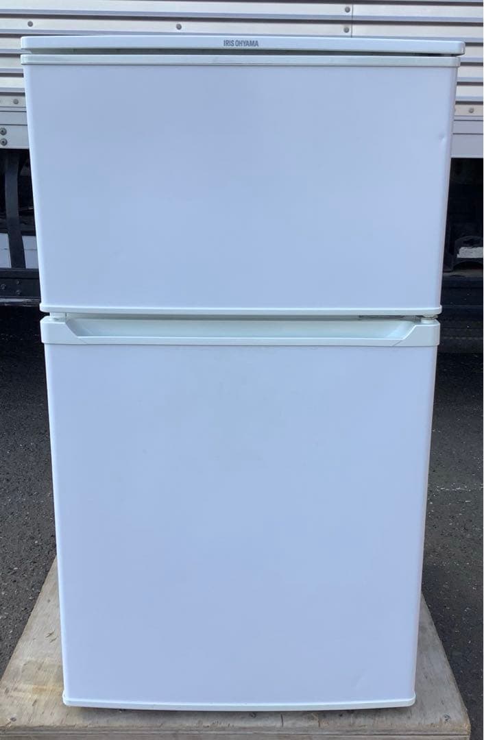 アイリスオーヤマ 2ドア冷蔵庫 IRR-90TF-W 90L 2018年製