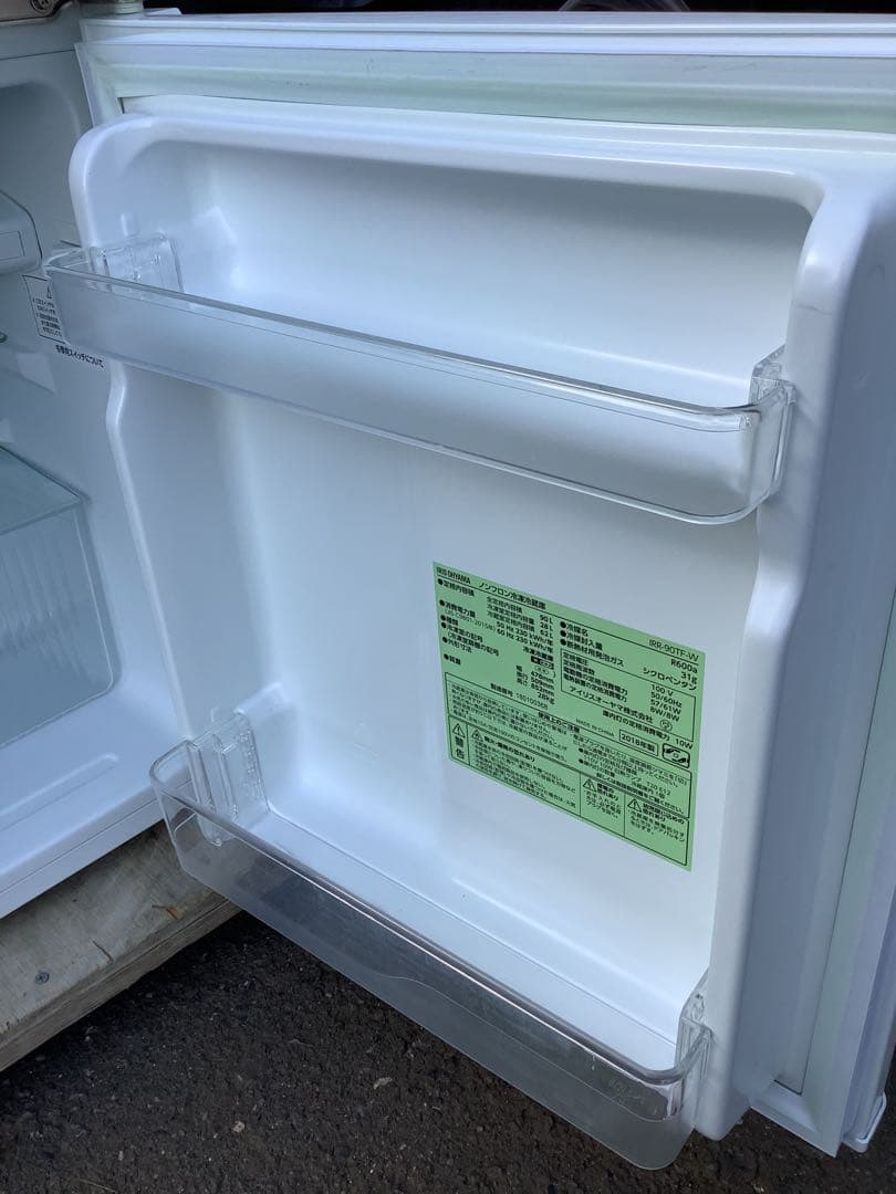 アイリスオーヤマ 2ドア冷蔵庫 IRR-90TF-W 90L 2018年製