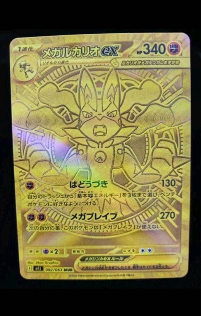 w*k様 メガルカリオex むR