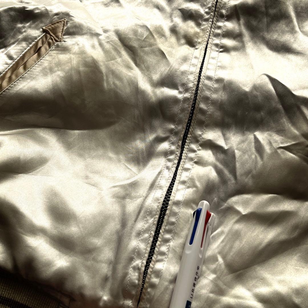 Schott ショット別珍　龍　刺繍　 リバーシブル　サテン　 スカジャン　M