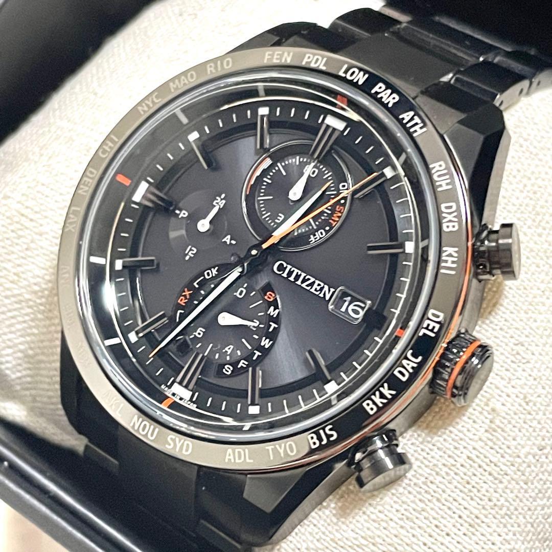 ✨極美品✨CITIZEN ATTESA アテッサ アクトライン ブラックチタン