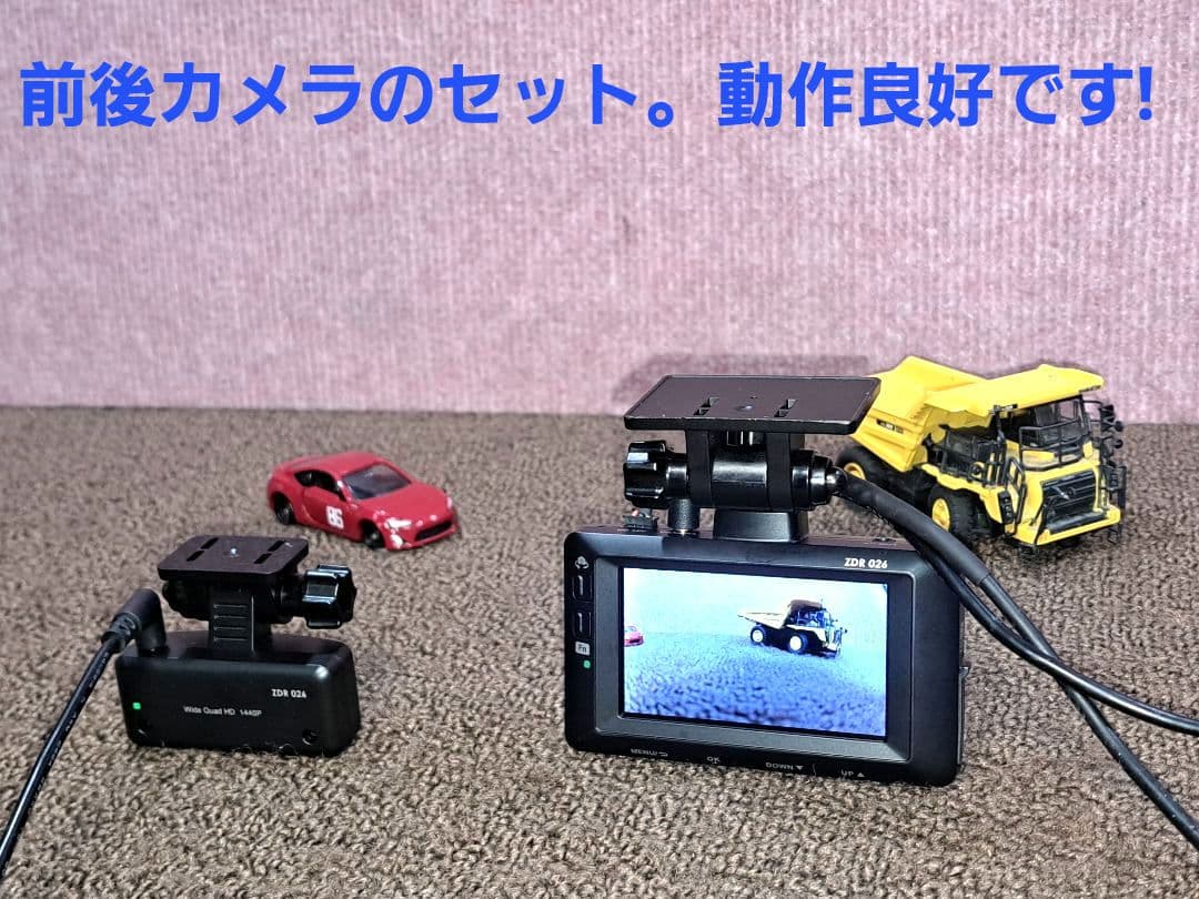 配線新品・駐車監視◆コムテック ドライブレコーダー ZDR 026 ◆動作良好