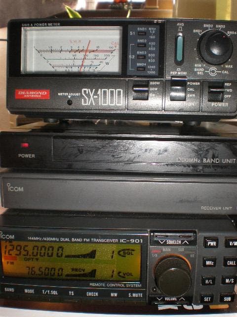 ICOM IC-901D＋UX-129(1200MH)＋UX－R91(受信機)