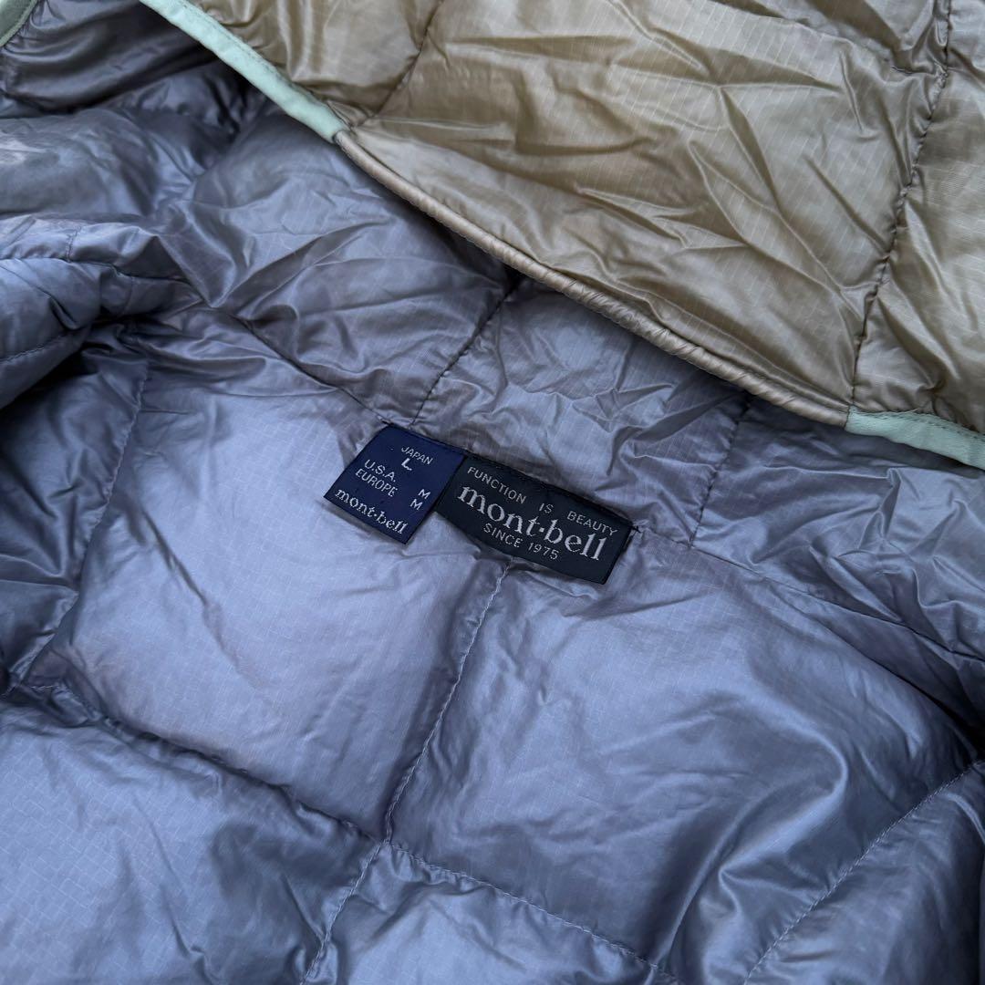 【廃盤品✨】極美品90s mont-bell ダウンジャケット　L ベージュ