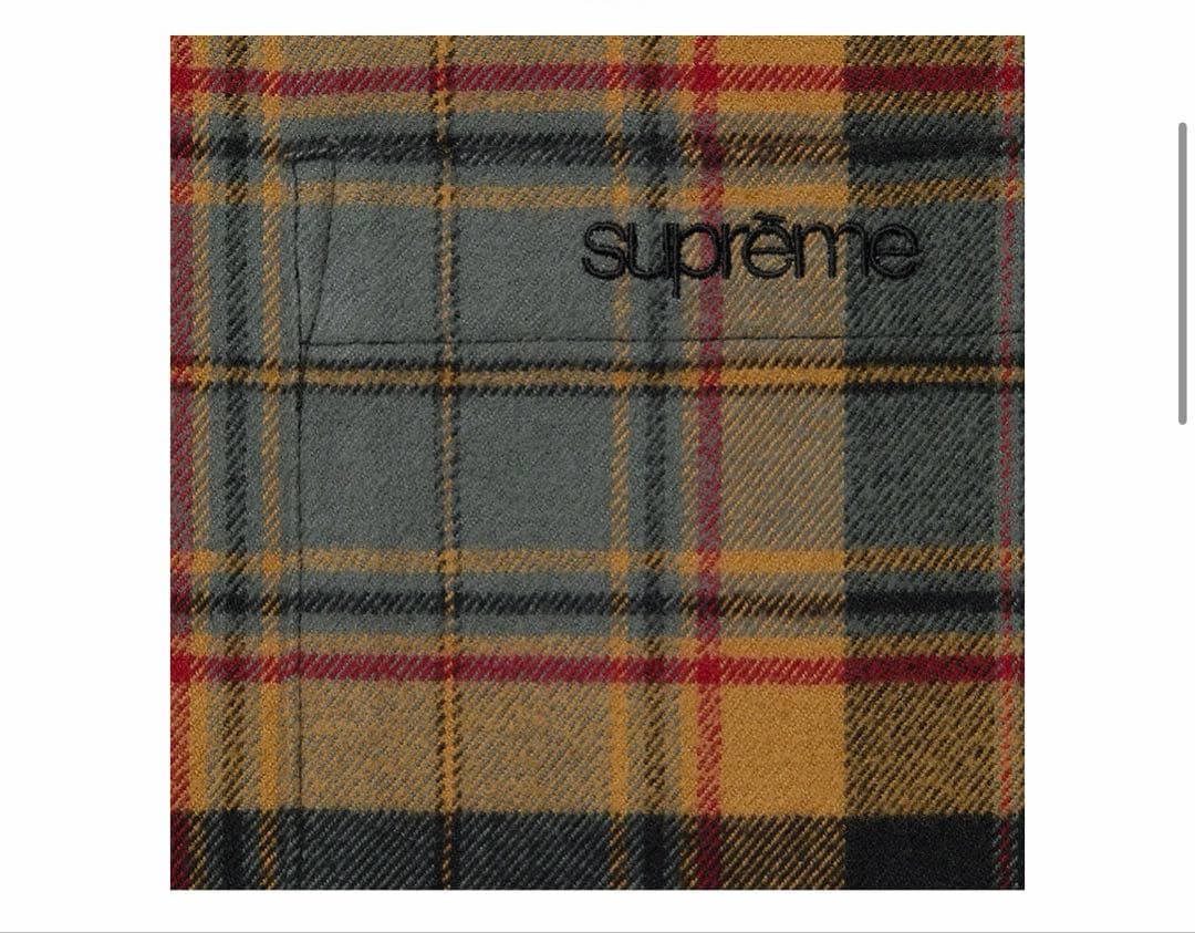 最終値下 Supreme Plaid Flannel Shirt 22fw