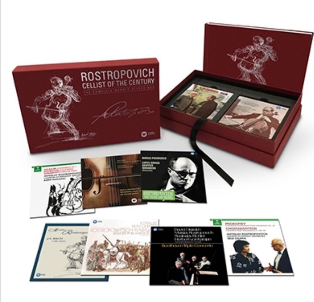 【未開封新品】ロストロポーヴィチ『ワーナー録音全集』（40CD＋3DVD）