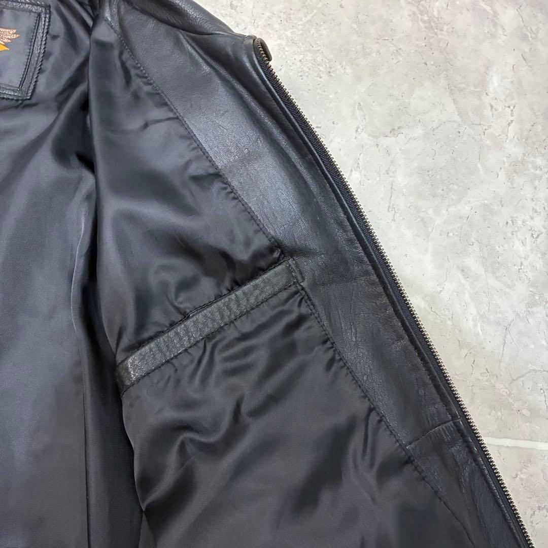 s*i様 Harley-Davidson　レザージャケット　ファイヤーパターン