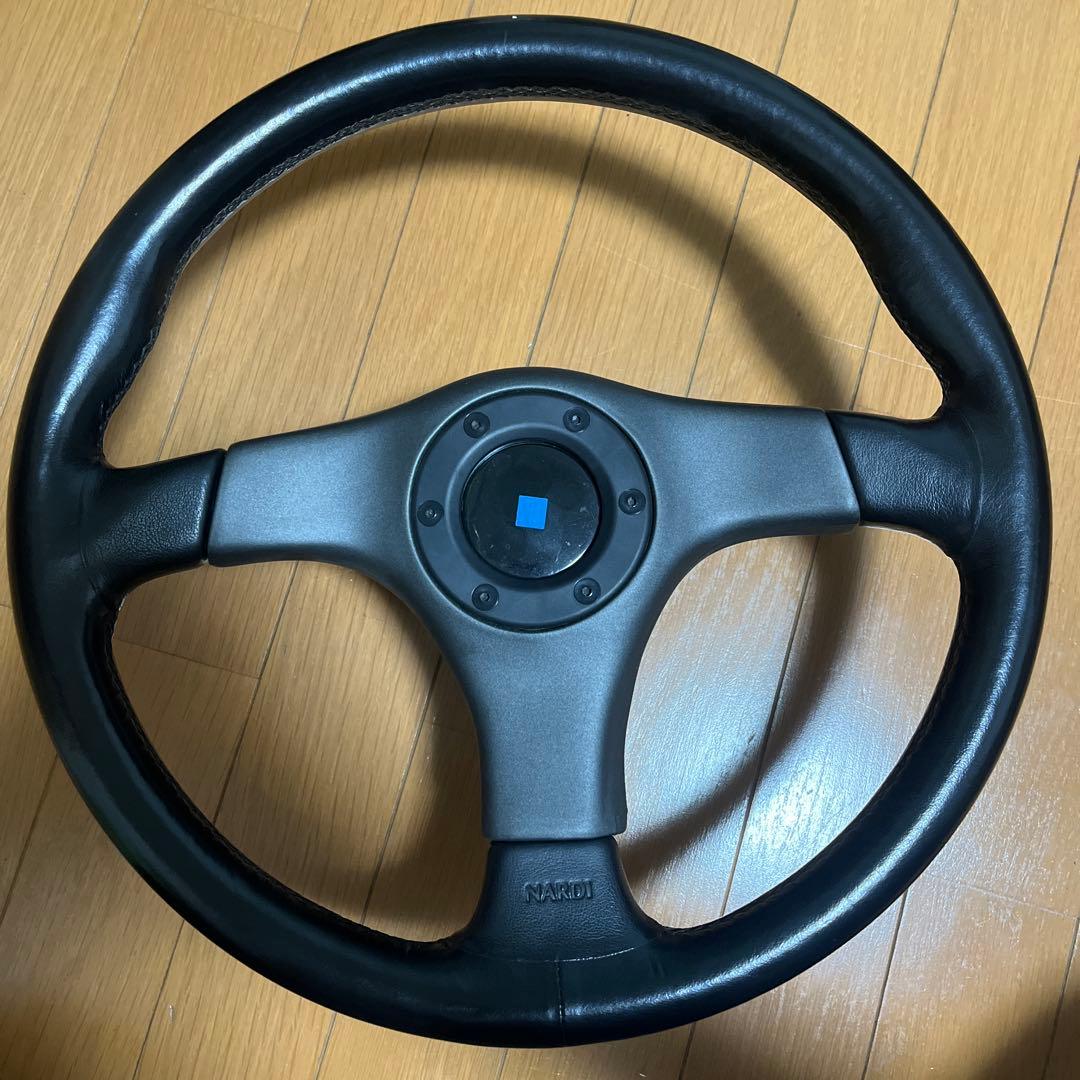 NARDI ステアリングハンドル 3本スポーク 黒