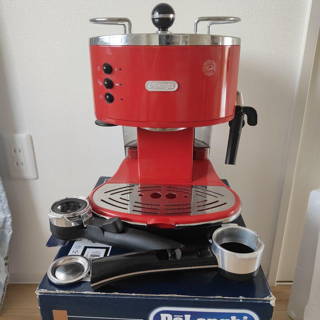 デロンギ エスプレッソ・カプチーノメーカー ECO310R アイコナレッド