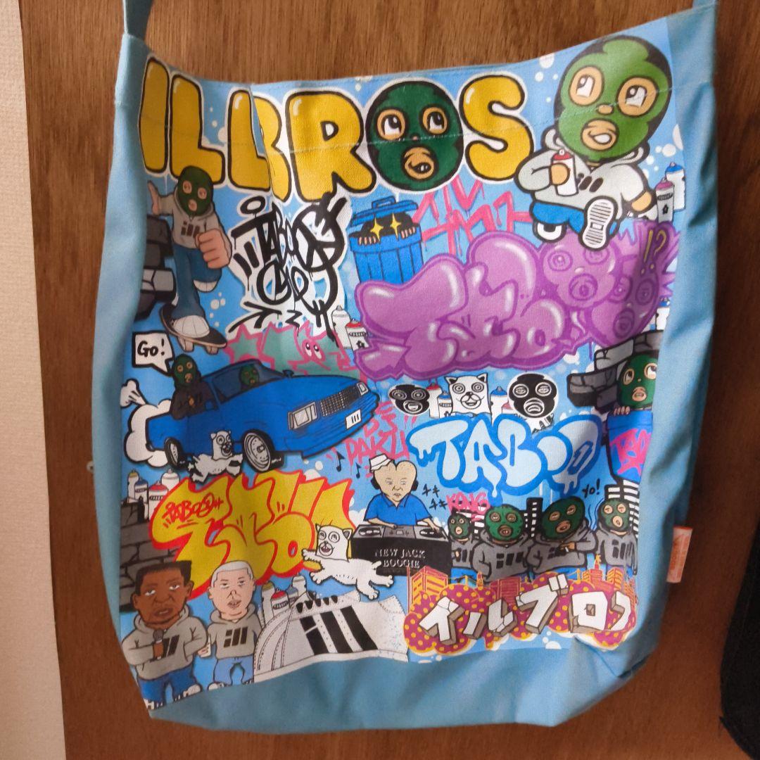 バッグ ILLBROSxNewJackBoogie Record bag BLUE