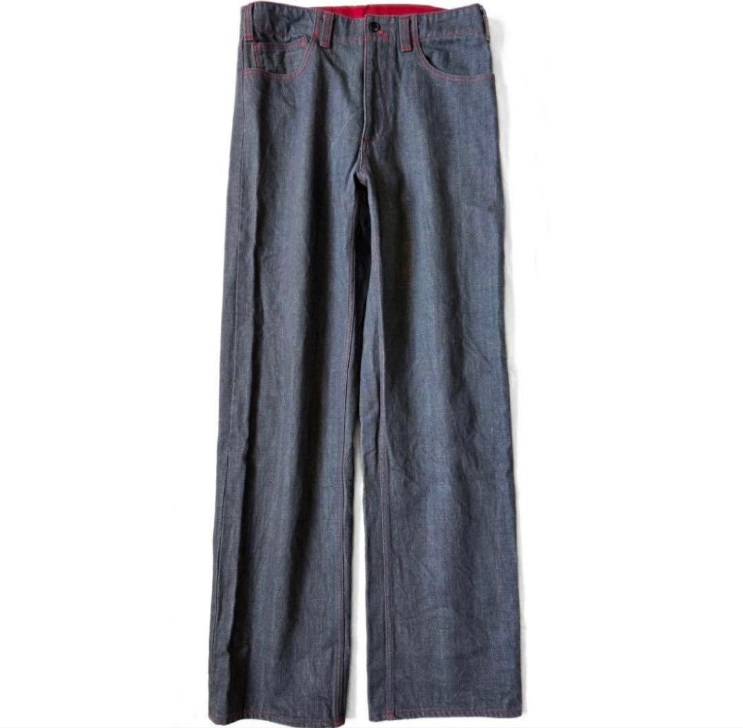 Z*G様 07SS ISSEY MIYAKE レッドシーム ウォッシュドデニム