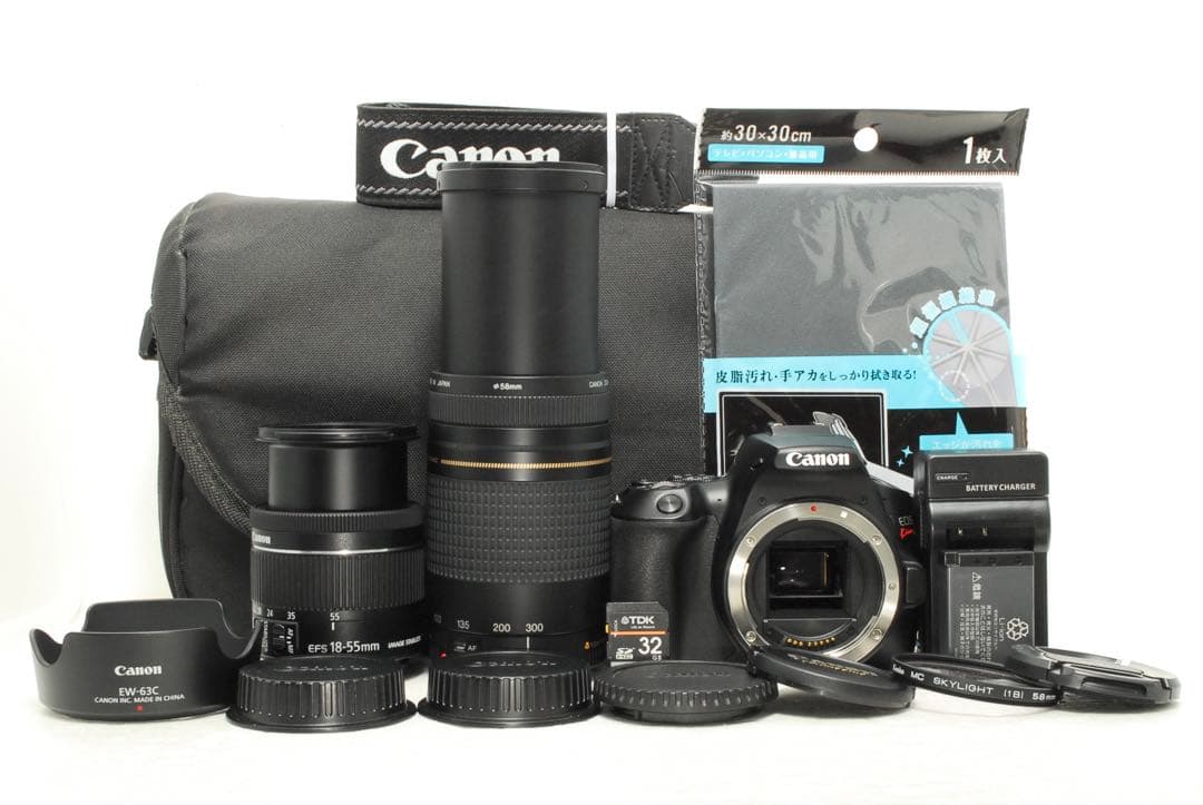 Canon EOS Kiss X10 ❤️超望遠300mm ダブルレンズ キヤノン