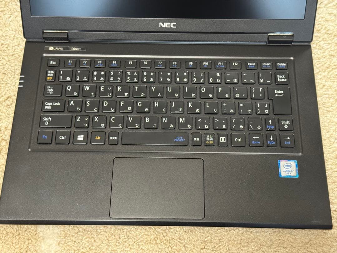 Windowsノート本体 LaVie HZ Hybrid ZERO/Corei7/8GB/256SSD