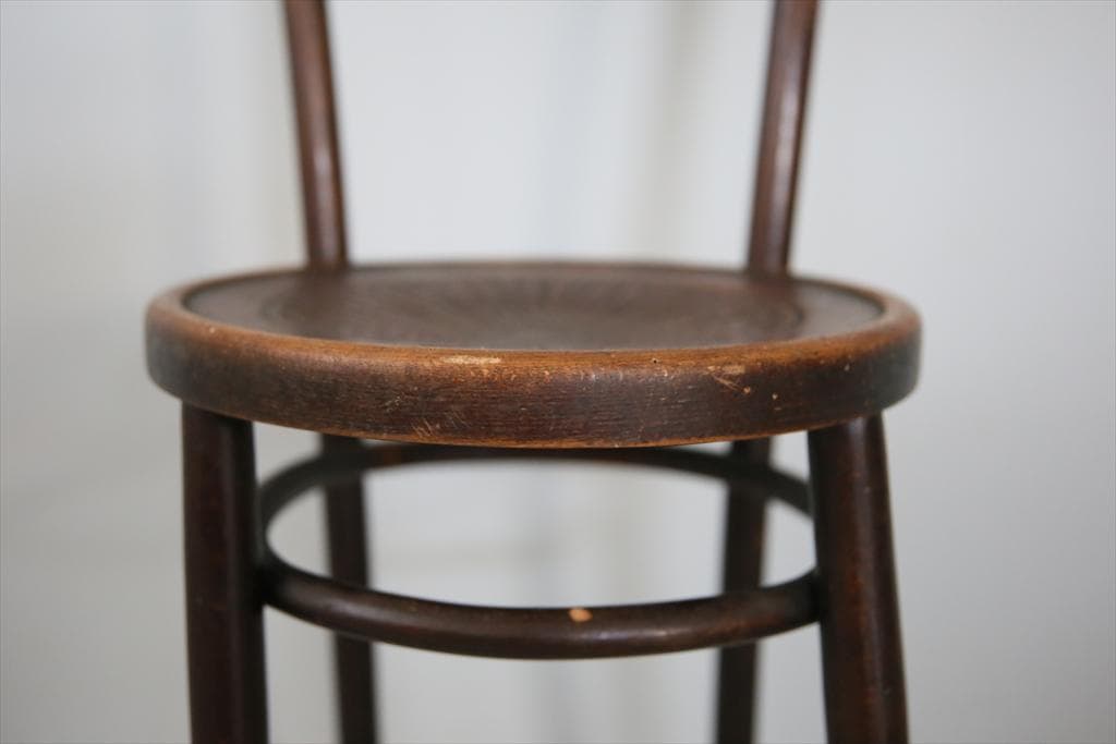 フランスアンティークMundus製ベントウッドチェア/カフェ椅子イス85-186