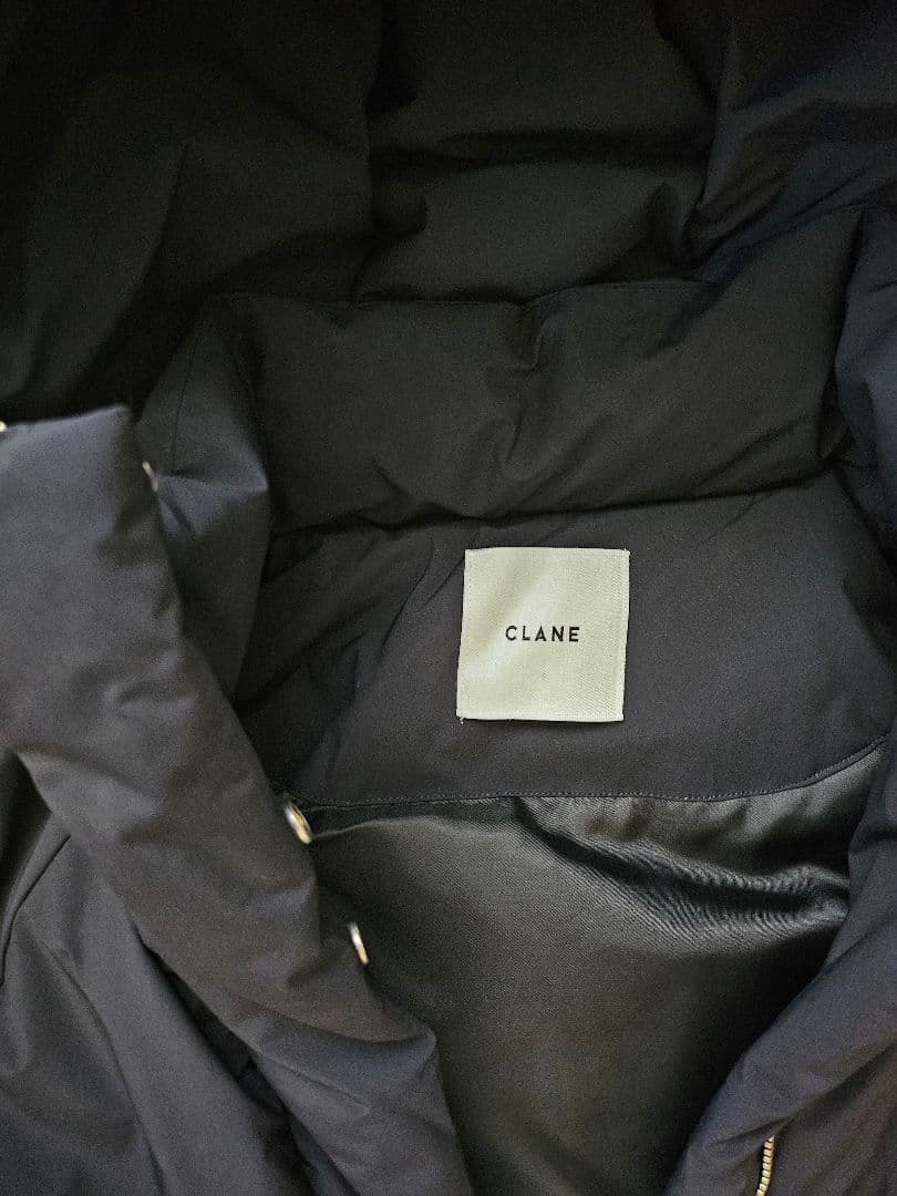 CLANE ブラック ロングダウンジャケット
