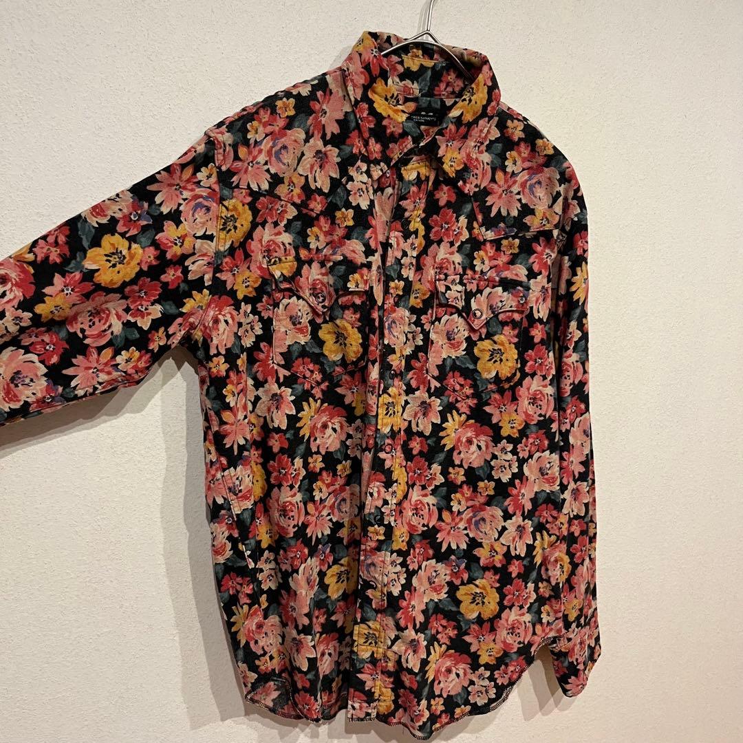 【美品】Engineered Garments フローラル柄 ネルシャツ