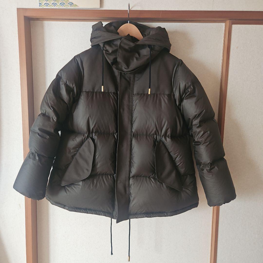 リラクス　THE RERACS ダウンジャケット38 カーキ　1パーツ紛失