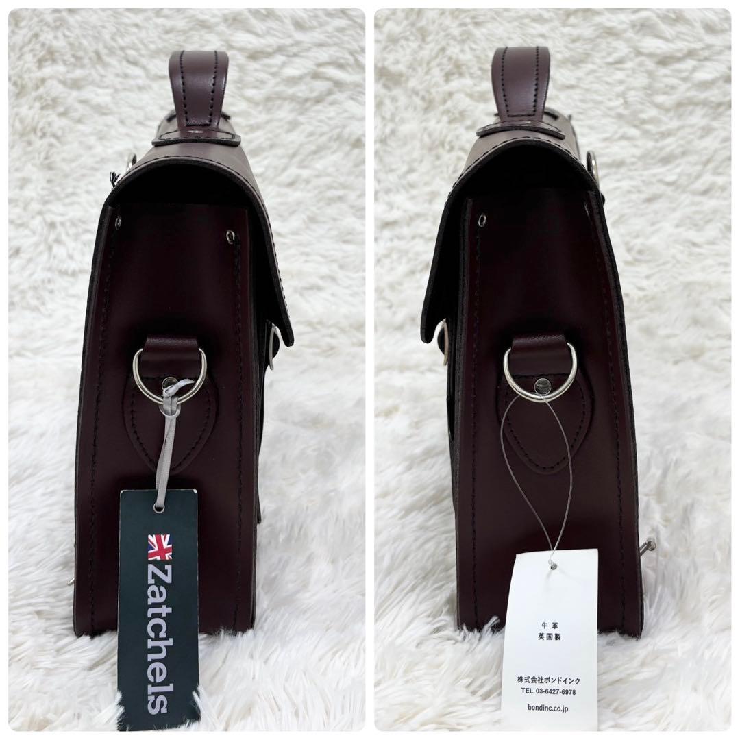 新品 Zatchels サッチェルバッグ 14.5インチ MARSARA RED