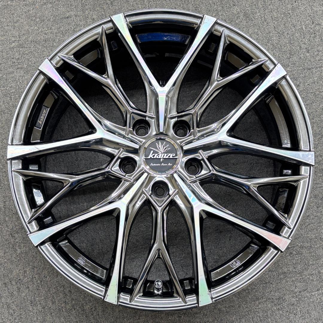 新品タイヤ付 weds クレンツェ ウィーバル 215/45R18 ヴォクシー