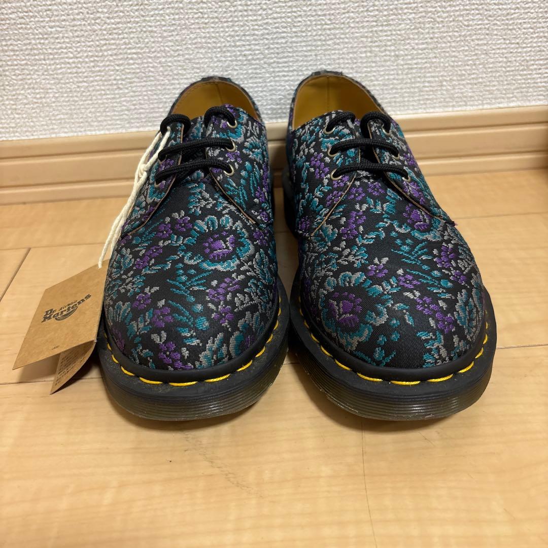 靴 Dr.Martens Floral Jacquard Oxord Shoes