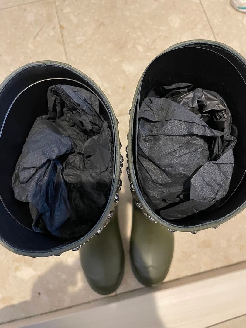 SAINT LAURENT イヴサンローラン レインブーツ 36サイズ