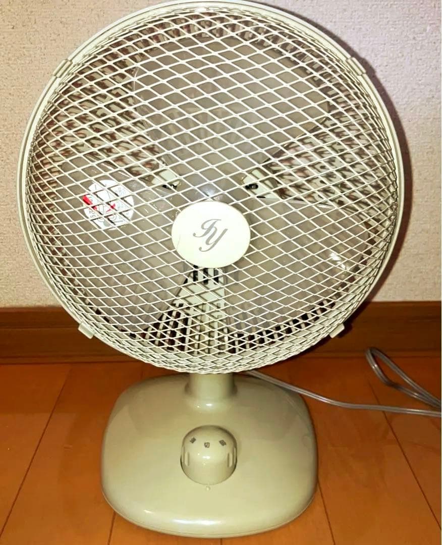 【アンティーク】パーソナル扇風機 FMD-246Y エコグリーン