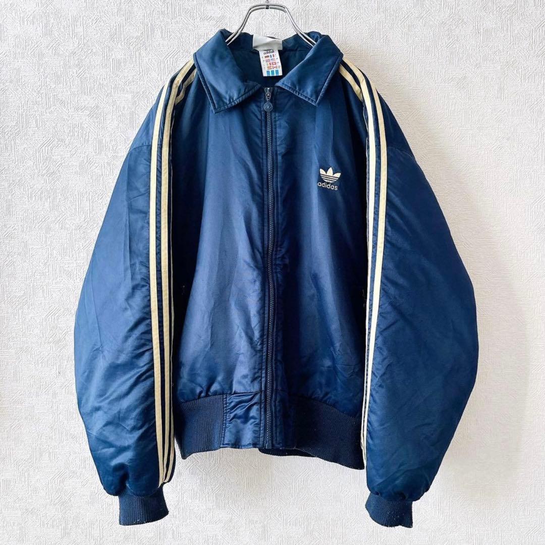 す*迄様 【90's】Vintage adidas 万国タグ ナイロンJKT