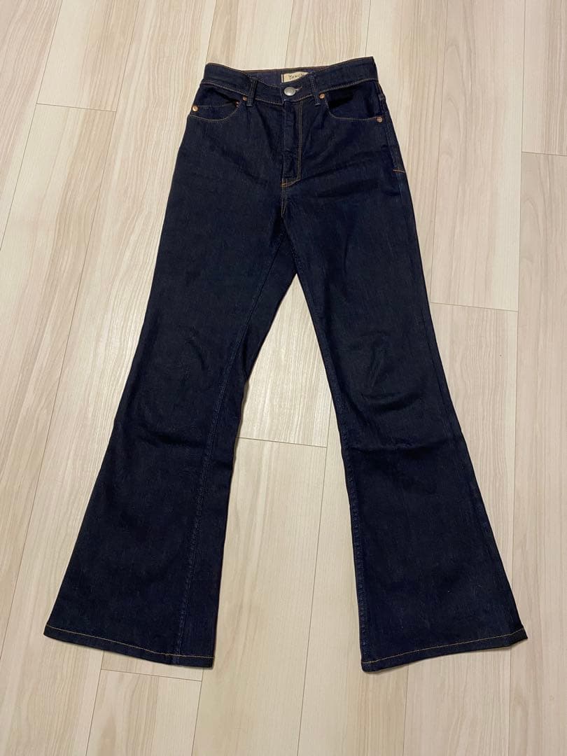 美品【anuans×YANUK】Boots cut flare denim 24