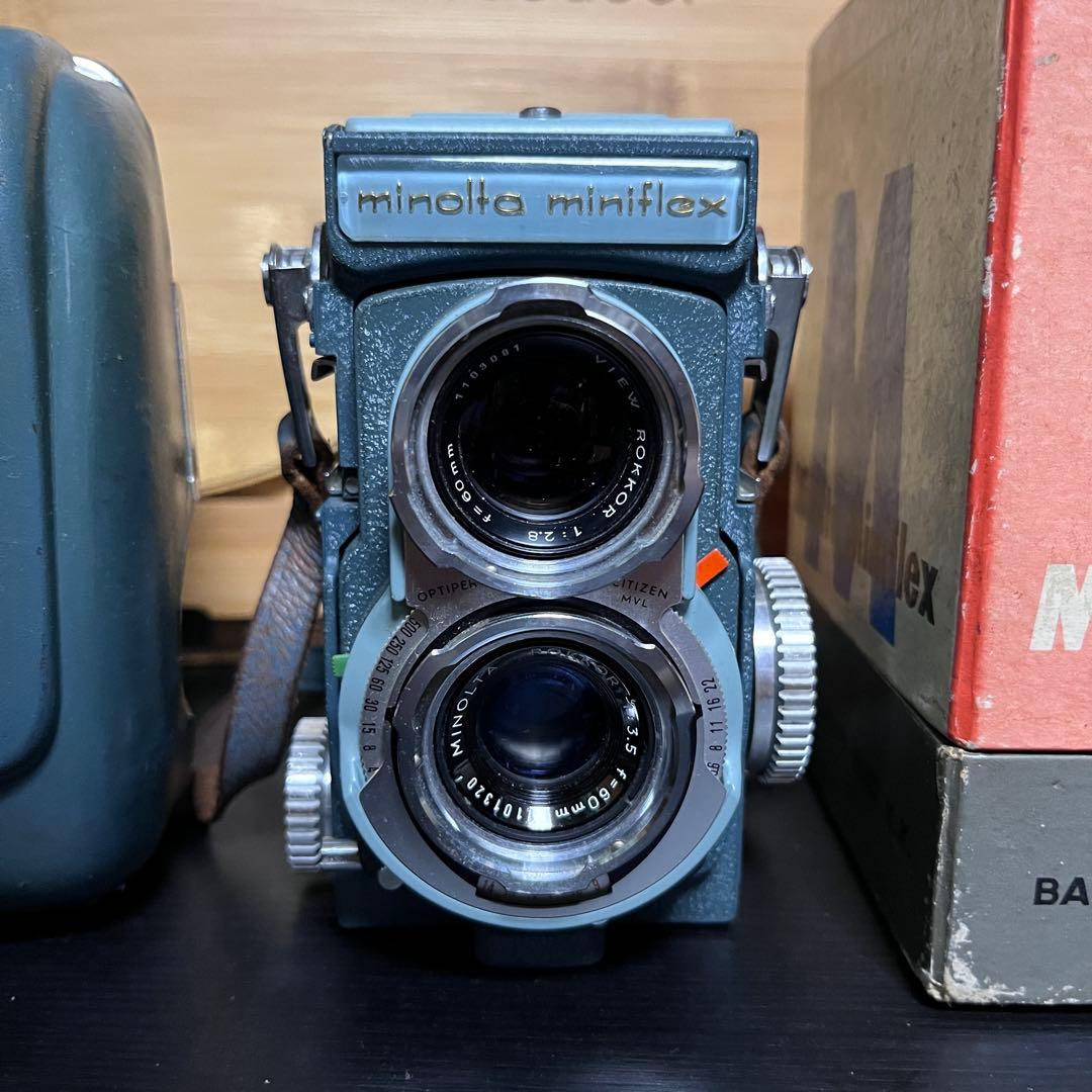 【美品】Minolta Miniflex 二眼レフカメラ