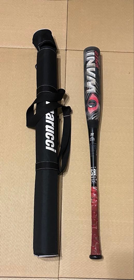 マルチ ワニクラッシャースピード「赤ワニ」 軟式用バット